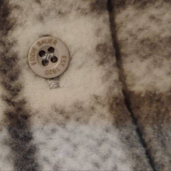 New Eddie Bauer Men's Gray Flannel Fleece Sleepwear. - Picture 7 of 11